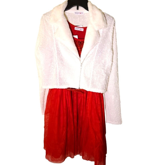 girls plus size christmas dresses